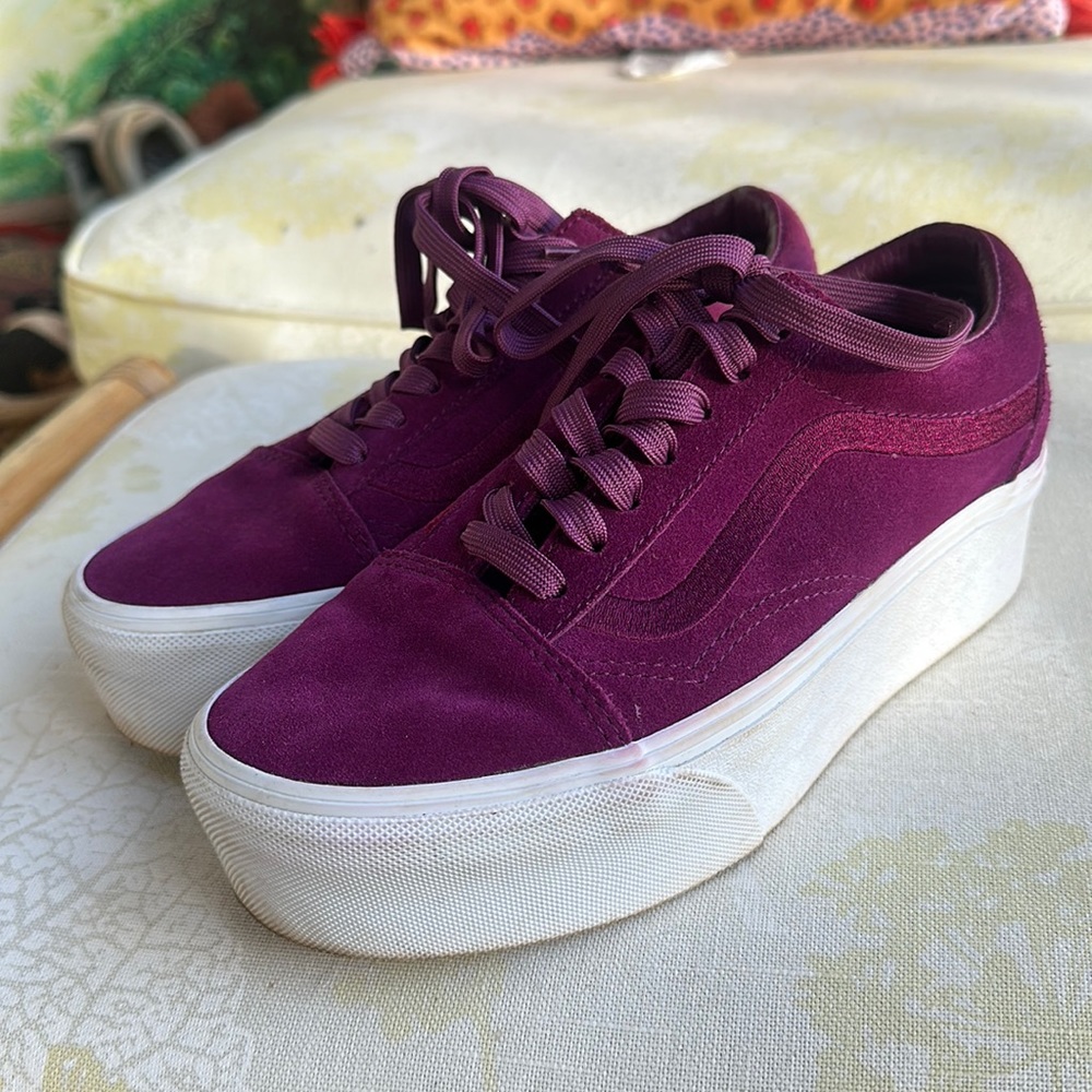 Platform vans brand new
